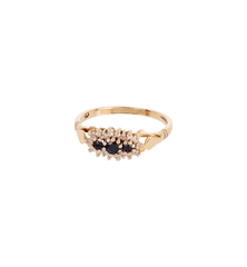 Vintage Sapphire And Diamond Lucid Sky Ring