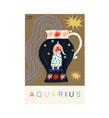 Amyisla Aquarius Zodiac Poster