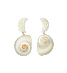 Brinker & Eliza Capri Shell Earrings