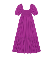 GANNI Purple Smock Maxi Dress