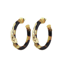 Gas Bijoux Tortoise Cobra Earring Set