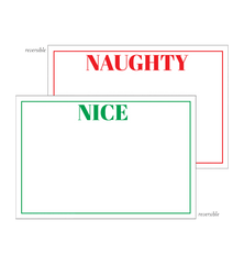 Place Cards Naughty or Nice