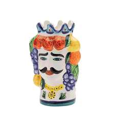Sicilian Ceramic King Vase