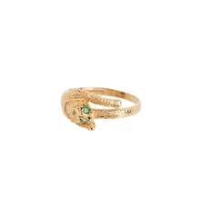 Vintage Emerald Panthera Ring