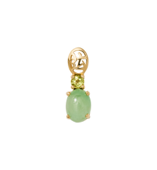 Vintage Orient Jade Peridot Pendant