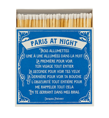 Archivist Paris at Night Matches