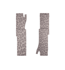 GANNI Graphic Wool Knit Sleeve Warmers