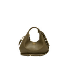GANNI Olive Hobo Mini Bag