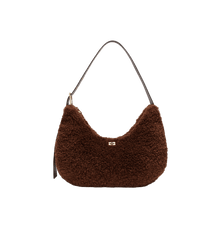GANNI Belt Medium Fur Hobo Bag