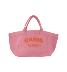 GANNI Pink Beach Resort XXL Shopper