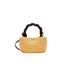 GANNI Bou Mini Straw Bag