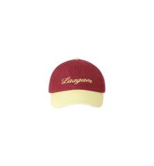 Laagam Burgundy Embroidered Logo Cap