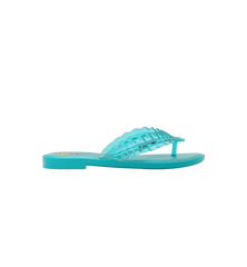 GANNI Blue Melissa Flip Flop