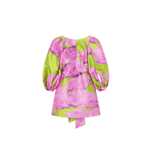 Laagam Liza Fleur Papaver Short Dress