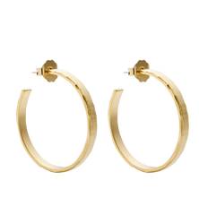 Brinker & Eliza Hammered Hoops Set