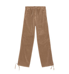 GANNI Brown Corduroy Drawstring Pants