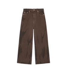 GANNI Overdyed Heavy Denim Baggy Jeans