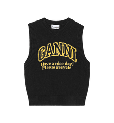GANNI Graphic O-Neck Vest