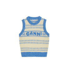 GANNI Graphic Lambswool Vest