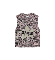 GANNI Star Handknit Vest