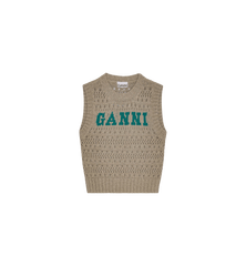 GANNI Cotton Mix Vest