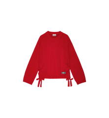 GANNI Red Oversized Jumper