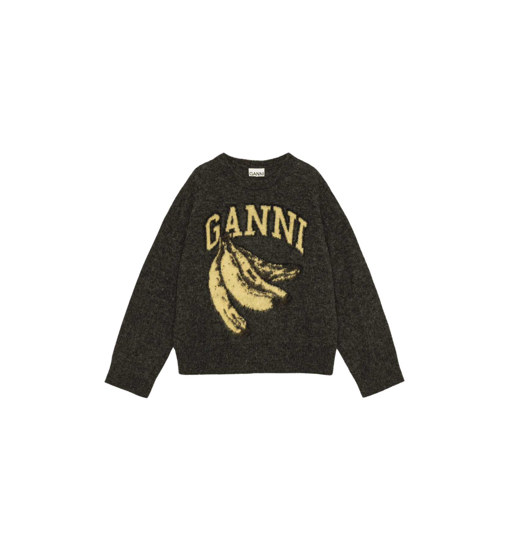 GANNI Banana Oversized O-neck Sweater Clothing Anna Nina