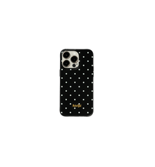 Ateljé Black Mini Polka Dot IPhone Case