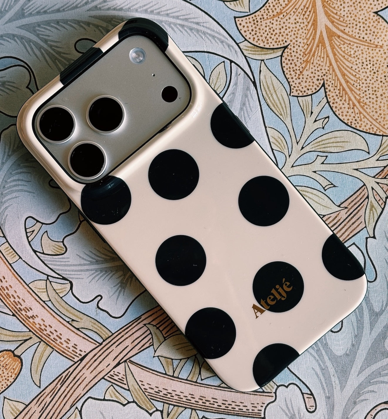 Atelj Ivory Polka Dot IPhone Case | Clothing | Anna + Nina Atelj Ivory Polka Dot IPhone Case | Clothing | Anna + Nina