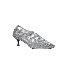 Strategia Light Grey Silver Strass Pump