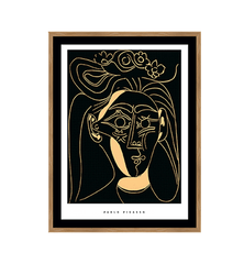 G&C Picasso Flower Hat Framed Artwork