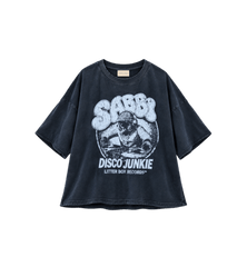 Sabbi DJ Cat Tee Black