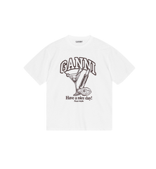 GANNI Cocktail Drop Shoulder T-shirt