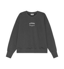 GANNI Black Isoli Oversized Sweatshirt