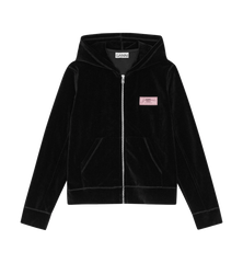 GANNI Velour Zip Hoodie