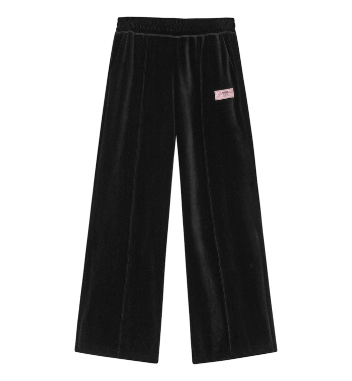 anna nina GANNI Velour Pants Black