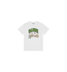 GANNI Basic Jersey Poppy T-shirt