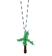 Pájara Pinta Green Totem Palm Necklace