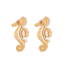 Seahorse Beaded Earrings