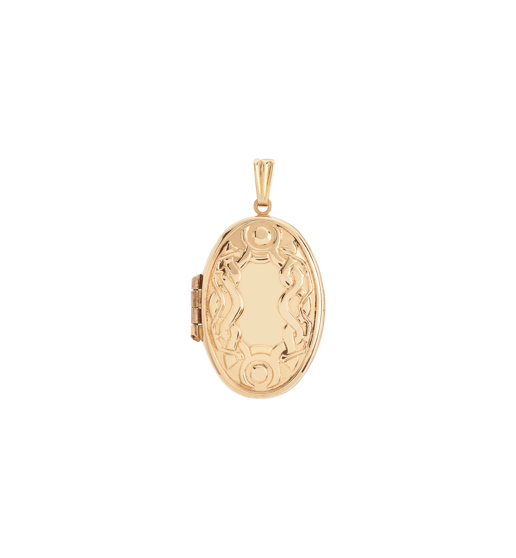 Vintage Oval Gilded Memory Locket Jewellery Anna Nina