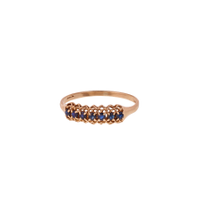 Vintage Sapphire Night Ring
