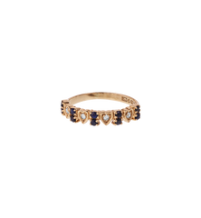 Vintage Sapphire and Diamond Fondness Ring
