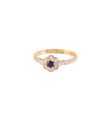 Vintage Daisy Devotion Ring 18K