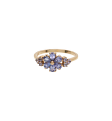 Vintage Lavender Breeze Ring 9K