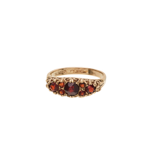 Vintage Fleur Amour Ring 9K