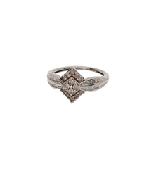 Vintage Lily Frost Ring 9K