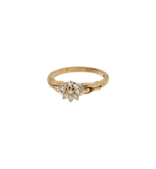 Vintage Diamond Heirloom Ring 9K