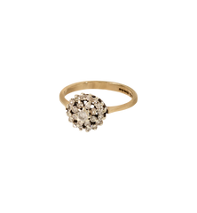 Vintage Diamond Stardust Ring 9K