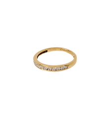 Vintage Diamond Lasting Light Ring 9K