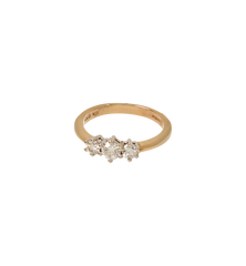 Vintage Diamond Eternal Trilogy Ring 9K